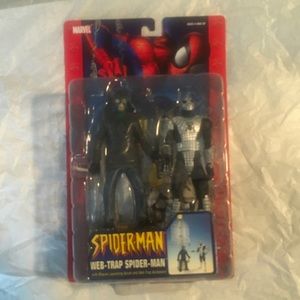 New Toybiz Web Trap Spiderman Action Figure, 2005